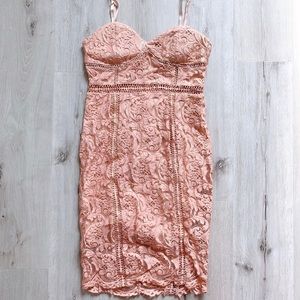 Pink Lace Dress
